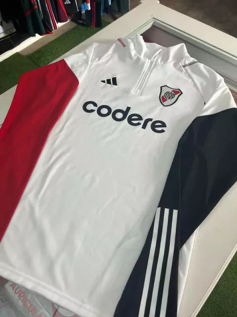 BUZO DE ENTRENAMIENTO DE RIVER PLATE 2024 MEDIO CIERRE